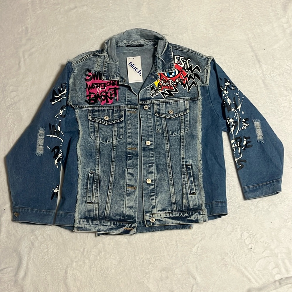 Blue b Jean jacket size L